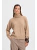 b. young Strickpullover langarm BYMONNA Loose fit in Walnut Melange