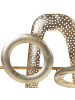 Beliani Wandobjekt MANGANESE in Gold - (W) 90 x (H) 50 x (L) 5 cm