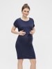mama licious Umstands Kleid Kurzarm Dress Schwangerschaft Still Mode MLALISON in Navy