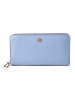 Esquire Alexandria Geldbörse RFID Schutz Leder 19 cm hellblau