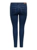ONLY Carmakoma Skinny Jeans in Dark Blue Denim