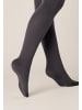 Kunert Strickstrumpfhose Sensual Cotton Curvy Komfortgröße in Carbon