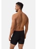 DANISH ENDURANCE Boxershorts Bamboo Trunks Extra Long in schwarz