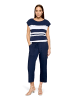 Betty Barclay Casual-Shirt mit Ringel in Dunkelblau/Weiß