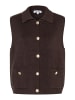 More & More dunkelbraue Strickweste in espresso brown