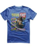 Garfield T-Shirt "True Cat Cases Cover T-Shirt" in Blau