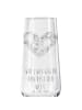 Mr. & Mrs. Panda Sektglas Mäuse Herz mit Spruch in Transparent