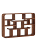 KADIMA DESIGN Wandregal 80x55x15 cm Massivholz Hängeregal Modern