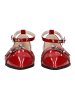Buffalo Ballerinas in Rot Lack