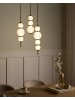 Beliani Pendelleuchten ARAS in Gold/Transparent - (W) 30 x (H) 130 x (L) 30 cm
