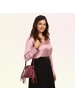 Toscanto Toscanto Handtasche Leder bordeaux, rot ca. 24cm