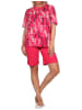 NORMANN Kurzarm Schlafanzug Pyjama Shorty - 85303 in pink