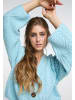 IZIA Damen Cropped Strickjacke in Hellblau