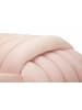 Mauro Ferretti Rosa Samtbank aus Webstoff, 90 x 45 x 45 cm