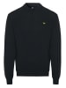 Threadbare Langarmshirt Polo Caesar in JET BLACK