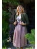 Berwin Dirndl mit Rosenmuster-Oberteil & Taftschürze