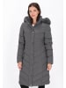 Usha Women Coat in grey
