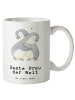 Mr. & Mrs. Panda XL Tasse Pinguin Beste Frau der Welt mit Spruch in Weiß