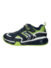 Geox Sneaker in Navy/Lime