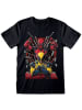 Deadpool T-Shirt "Deadpool/Wolverine Weapons T-Shirt" in Schwarz