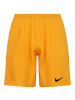 Nike Performance Trainingsshorts Park III in dunkelgelb / schwarz