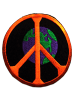 Catch the Patch Peace On Earth Frieden HippieApplikation Bügelbild inOrange