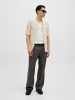 Jack & Jones Gestricktes Hemd in Almond Milk