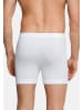 Schiesser Long Short / Pant Essentials Feinripp in Weiß