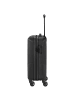 travelite Bali - 4-Rollen-Kabinentrolley S 55 cm (weiß/cognac) in schwarz
