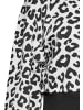 Swirly Damen Sweatshirt in Weiss Leo