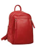 Samantha Look Rucksack echt Leder in rot