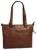 SPIKES & SPARROW Shopper echt Leder in cognac