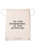 Mr. & Mrs. Panda Jutebeutel Ich habe nachgemessen. Du... mit Spruch in Creme