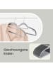 SONGMICS 50er-Set: Kleiderbügel Breanna in Hellgrau - (B)21.5 x (H)0.6 x (T)42 cm