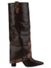 VAN HILL Cowboystiefel Anneliese in Dunkelbraun Snake