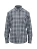 Finn Flare Langarmhemd Karo in grey