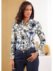 WITT WEIDEN Print-Shirt in ecru-royalblau-bedruckt