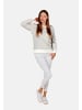 KEY LARGO Pullover 'PATTERN' in grau-meliert