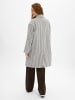 Marie Lund Mantel Hella in anthrazit ecru - 0001