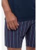 Ammann Schlafanzug Night & Home Cotton in Dunkelblau