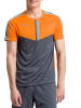 erima Squad T-Shirt in new orange/slate grey/monument grey