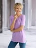 Sieh an! Kurzarmshirt in lavendel