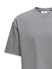 Only&Sons Oversize Fit T-Shirt Dropped Shoulder Design Shirt in Grau