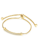 Lulu & Jane Armband Messing Zirkonia in gelbgold