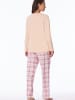 Schiesser Pyjama Comfort Essentials in peach whip