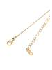 faina Women Chain Link Bracelet in Gold White