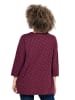 Ulla Popken Shirt in dunkel weinrot