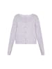 Usha Women Cardigan in lavender melange