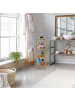 relaxdays Badregal in Natur - (B)35,5 x (H)80 x (T)35,5 cm