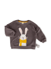 Sigikid Velours-Sweatshirt Schneehase in grau